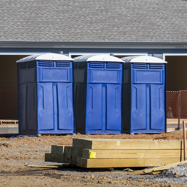 can i customize the exterior of the portable toilets with my event logo or branding in Foster City Michigan